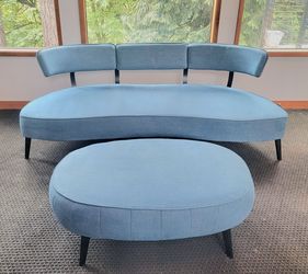 Couch & automan -Mid-century modern style