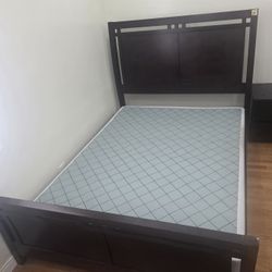 Queen Bed frame with Box Spring Foundation