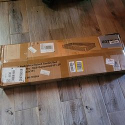 2 New Metal Raised Garden Bed