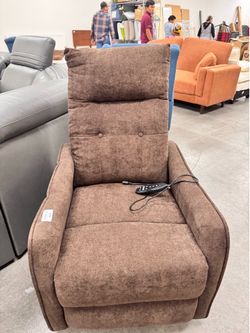 Chocolate con yarn dyed recliner