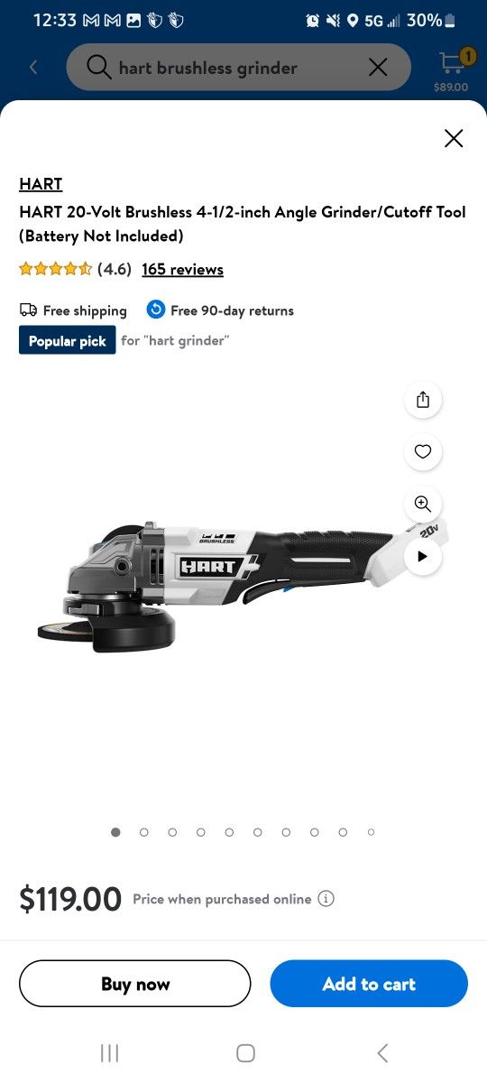 Hart Grinder Brushless