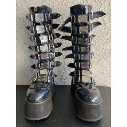 Demonia Damned 318 Platform Boots 