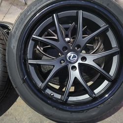 20"new Wheels With New PIRELLI Tires For LEXUS LS460 