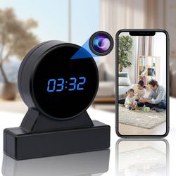 new Full HD 1080P Nanny Cam Clock - Compact WiFi Surveillance Camera for Indoor Use - Discreet Design with Night Vision for Home Security  About this 