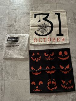 Halloween Throw Pillow Covers Set of 2
