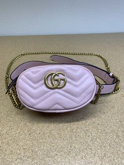 pink gucci belt bag