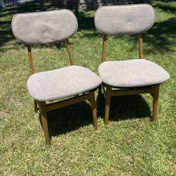 Mid-century Dining Room Chairs (2)