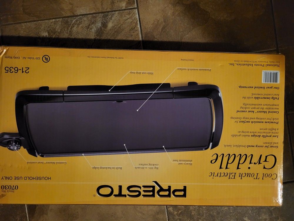 Presto Electric Griddle