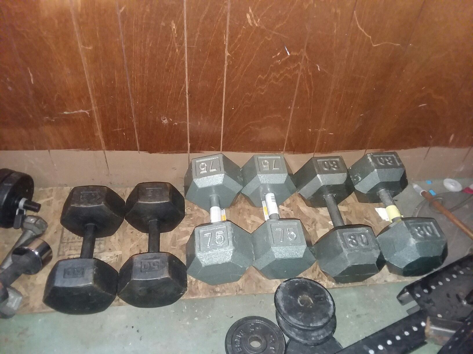New heavy dumbbells