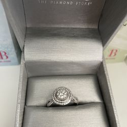 1/2 C.T. White Gold Diamond Engagement Ring