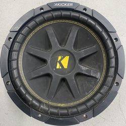 Kicker 10 Inch Sub With New Sealed Box READ AD