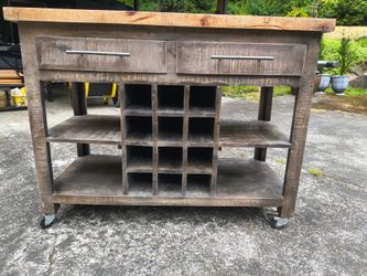 Kitchen Cart - Rustic styling