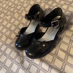 Two Pairs Of Fancy Kid Heels