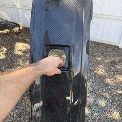 N54 carbon fiber engine cover