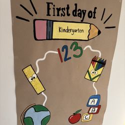 First Day Of Kindergarten Banner