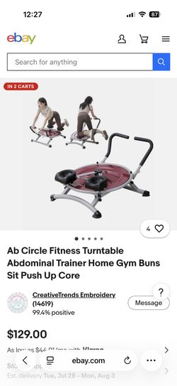 AB Circle Fitness Turntable