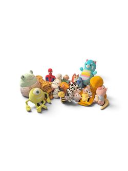 Mixed Lot of Stuffed Animal Plush Toys