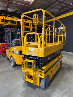 Yellow Electric Scissor Lift