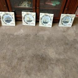 Churchill's Collectible Plate Series 4 Of Them And Are All Different 