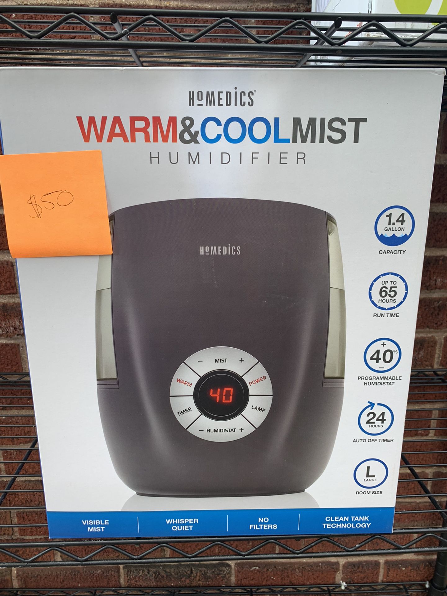 Homedics Warm And Cool Humidifier 