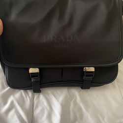 Black Prada Cross Body Bag