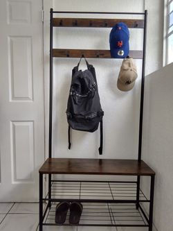 Shoe And Coat Rack