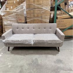 77in Modern Couch Sofa With Wooden Leg