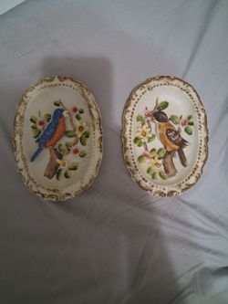 Painted ceramic plaques