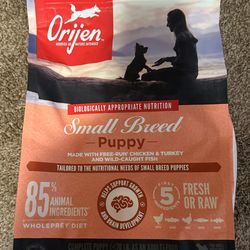 ORIJEN-Grain Free High Protein Dry Dog Food (Small Breed)-4lb Bag