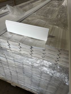 16FT Primed Pine Baseboard – Only $8 Each