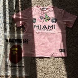 Bape X Inter Miami Shirt