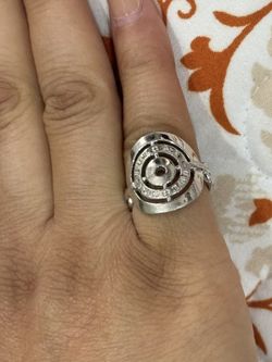 Anillo Y Pendiente De Plata 