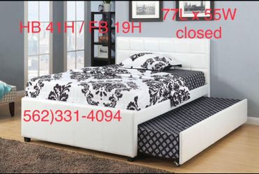 Trundle New Beds, Full Over Twin. Nuedos Con Colchones