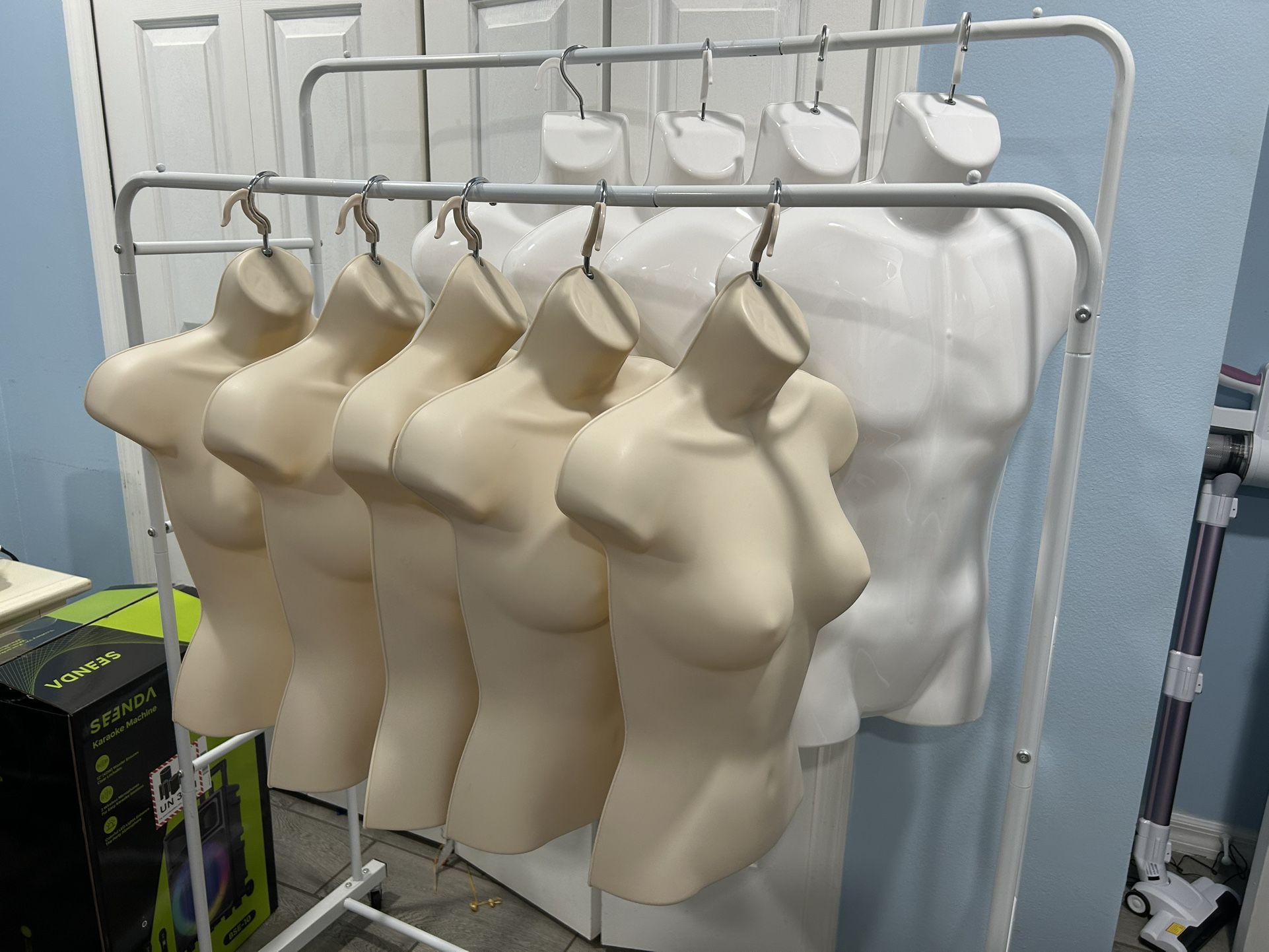 Perchero Y Maniqui Femenino Y Masculino