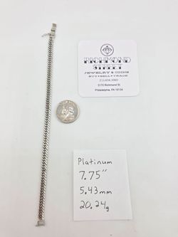 Platinum Miami cuban link bracelet