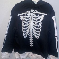 New Mad Engine Boys Skeleton Sweat jacket Hoodie Size Small Or Medium Or Large