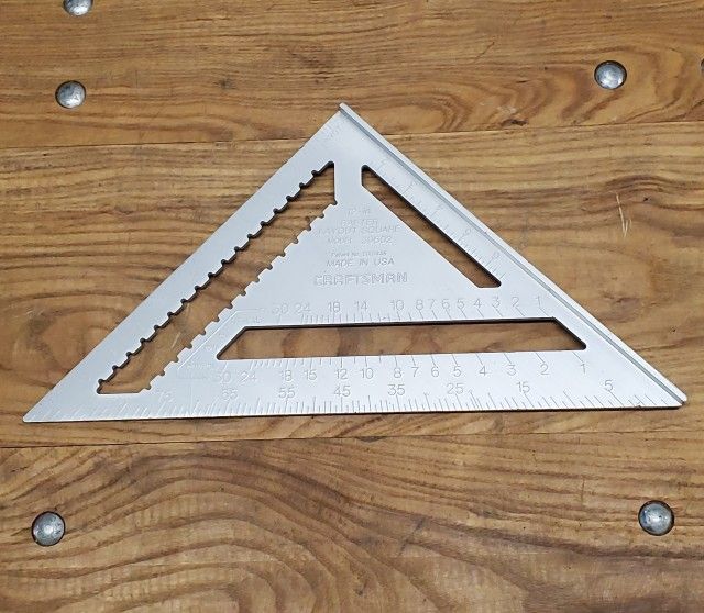 Craftsman 12 inch Aluminum Rafter Square Almost NEW Made in USA Pickup In Burien Yes Available $20 Firm