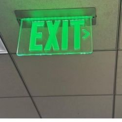 NEW Exit Sign Edge-Lit