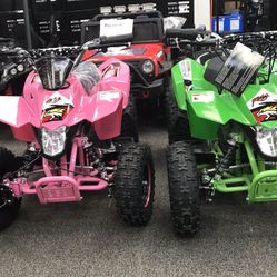 Kids Electric ATV 800 Watt . 3 Spd Governor . 5 Colors 