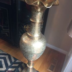 REAL GOLD Solid Brass Vase