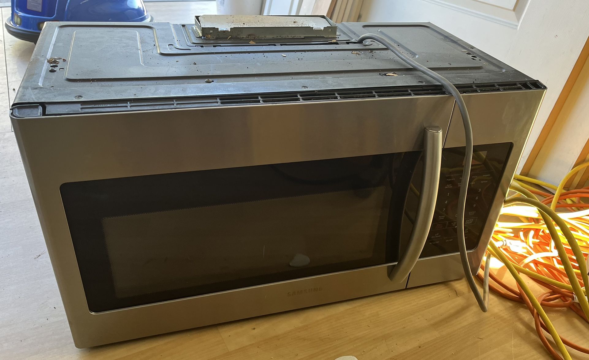 Samsung over-the-range microwave - From remodel