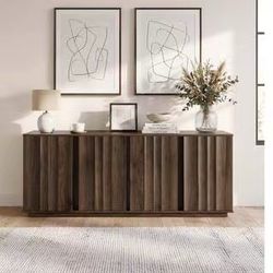 ❤️‍🔥 #B 63 in. Sideboard Buffet Cabinet with 4 Doors,