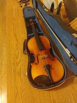 Recently refurbished violin