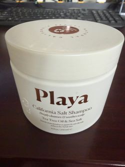 Playa Natural California Salt Shampoo, 8fl oz (240 Ml) Tea Tree Oil & Sea Salt