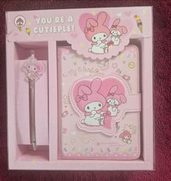 My melody diary notebook & pen set