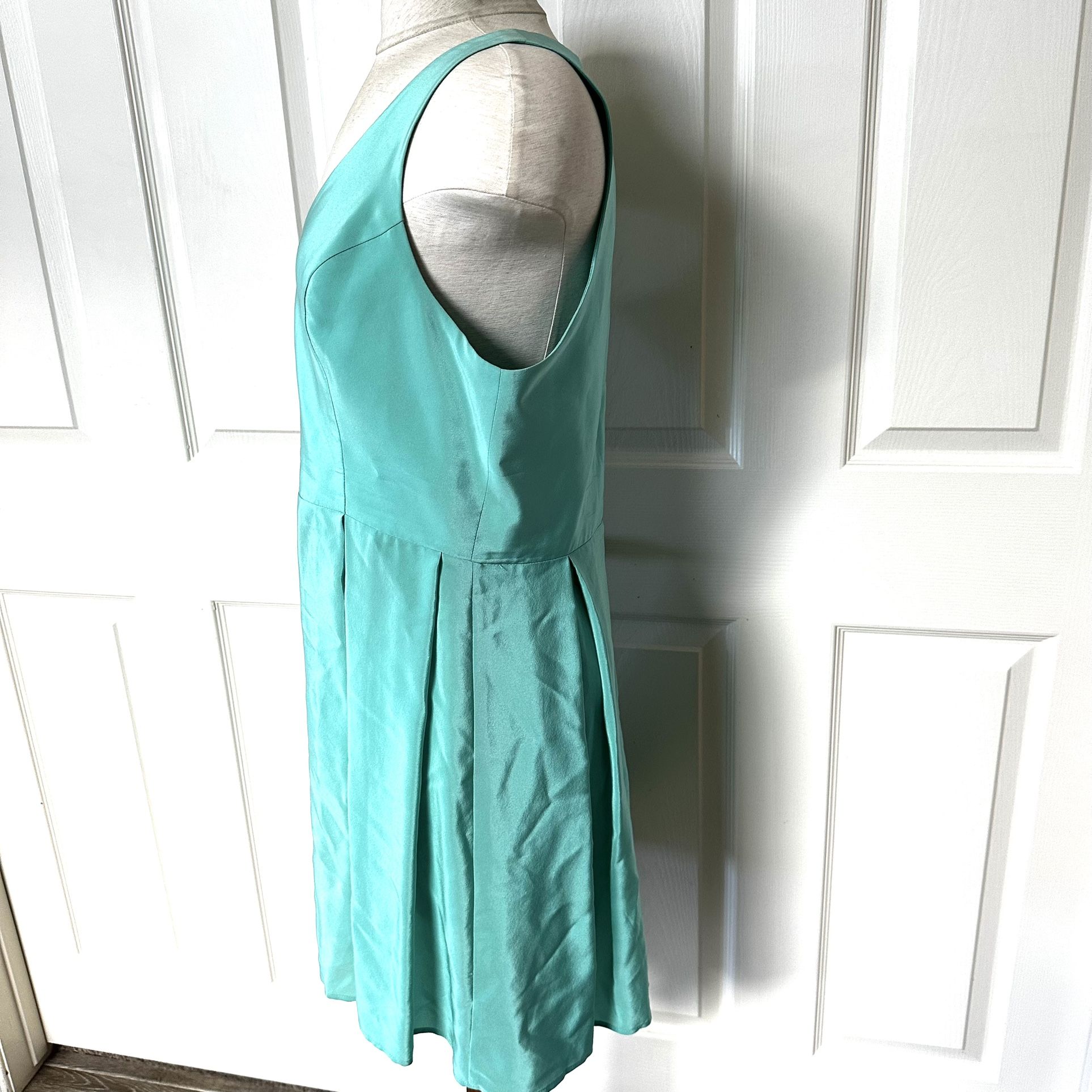 Amanda Uprichard Green Silk Dress