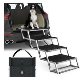 Compact Folding Dog Staircase for SUV or truck