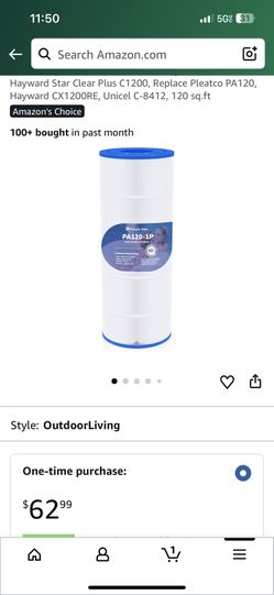 Pool filter cartridge