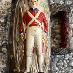 Vintage Napcoware British Red Coat Ceramic Tall Beer Stein Excellent Condition