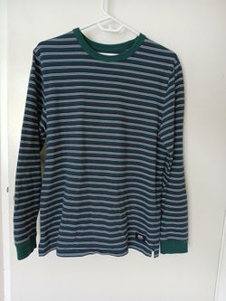 Vans Youth Green Blue White Stripes XL